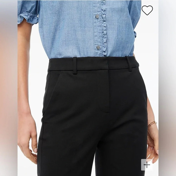 J CREW Kallie Straight Leg Pant, NWT, Size 8P, Black - Picture 8 of 8